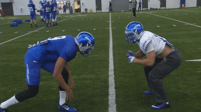 gif of football team practicing