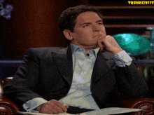 gif of mark cuban writing down a plan