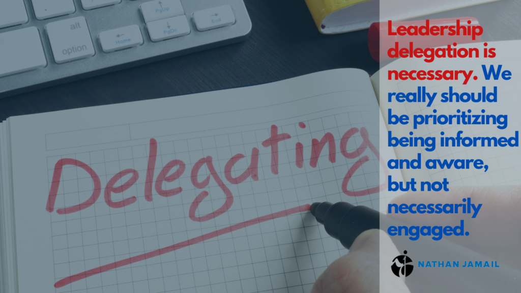 Image with quote about delegating