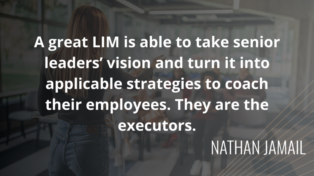 quote by Nathan Jamail on leaders in the middle