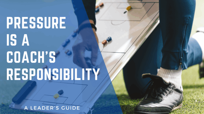 Pressure reveals preparation. Learn why great leaders coach their teams through pressure instead of just handing it off and hoping for the best.