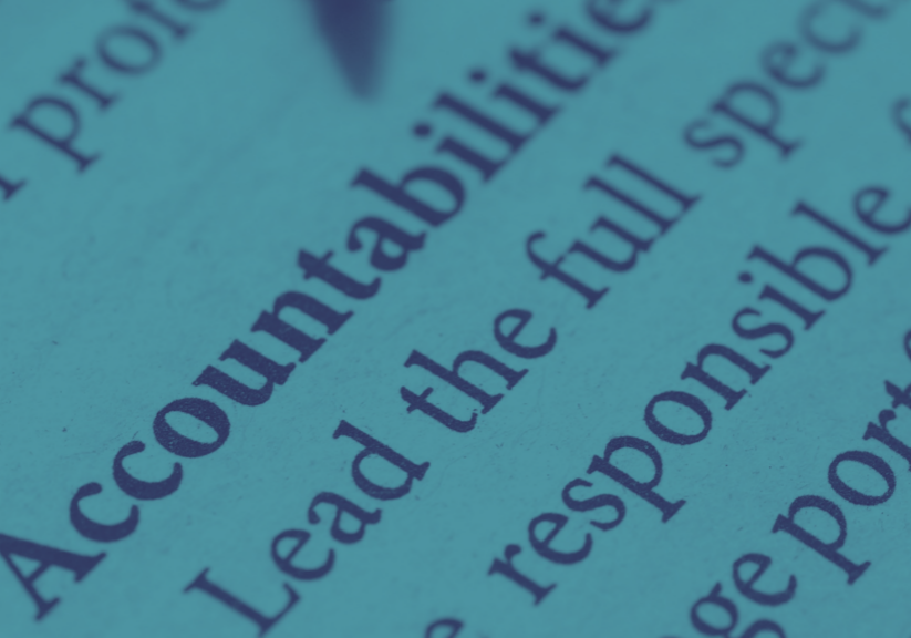 image of the definition of accountability
