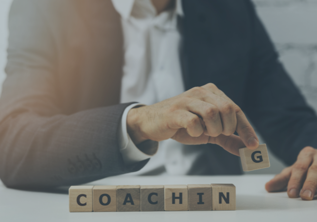 image with blocks spelling coaching