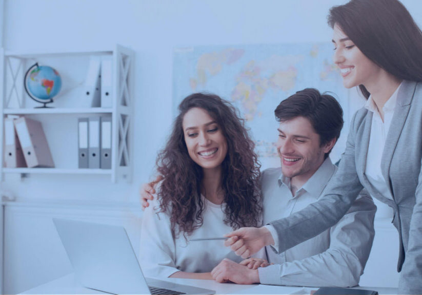 Image with happy clients for Nathan Jamail blog post How to be a Go-giver & Become a Top Sales Rep