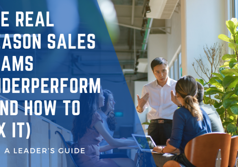 Discover why sales teams underperform and how to fix it. Learn the key leadership mistakes that hold teams back and the strategies top sales leaders use to drive success and accountability.